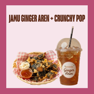 Jamu Ginger Aren dan Crunchy Pop