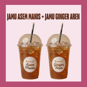 Jamu Asem Manis dan Jamu Ginger Aren